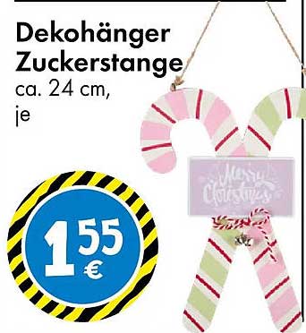 Dekohänger Zuckerstange