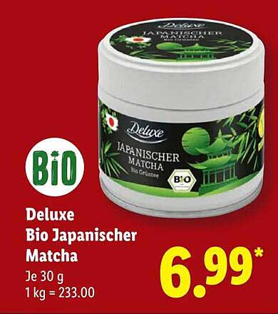 Deluxe Bio Japanischer Matcha 30 g