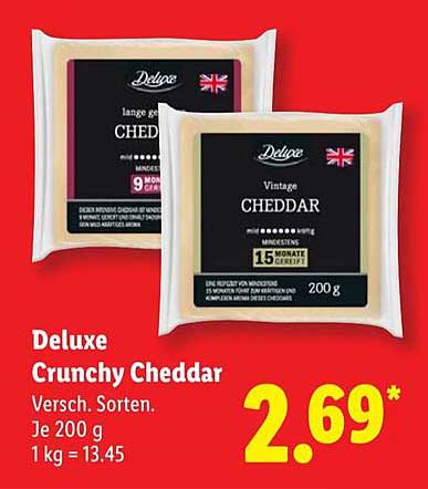 Deluxe Crunchy Cheddar