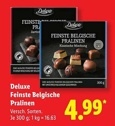 Deluxe Feinste Belgische Pralinen 300 g