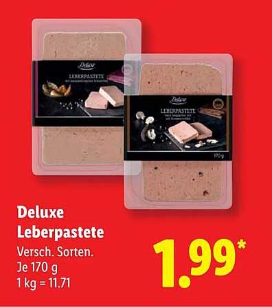 Deluxe Leberpastete - Verschiedene Sorten