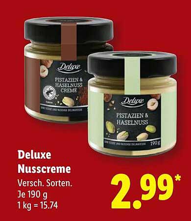 Deluxe Nusscreme – Pistazien & Haselnuss
