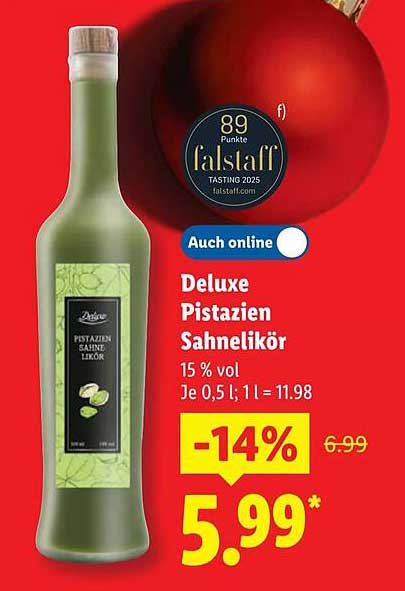 Deluxe Pistazien Sahnelikör