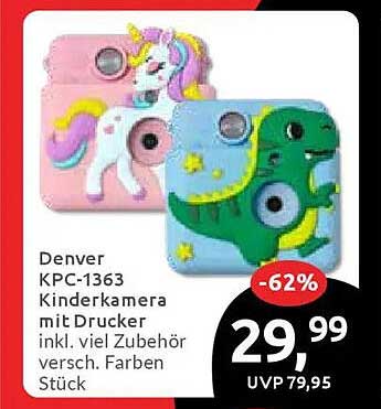 Denver KPC-1363 Kinderkamera mit Drucker