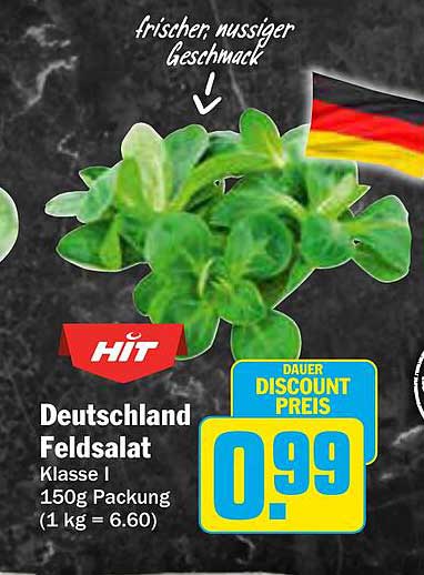 Deutschland Feldsalat Klasse I 150g Packung