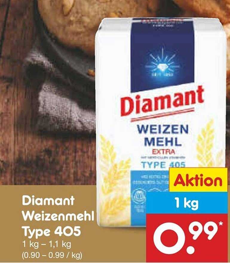 Diamant Weizenmehl Type 405 1 kg