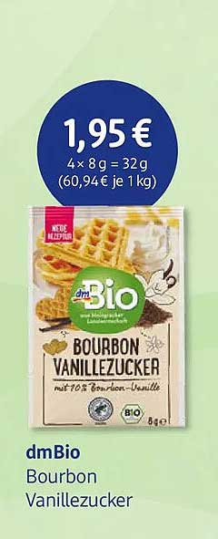 dmBio Bourbon Vanillezucker
