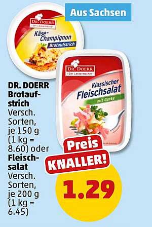 DR. DOERR Brotaufstrich und Fleischsalat