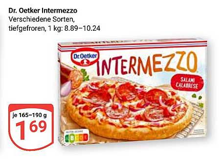 Dr. Oetker Intermezzo - Verschiedene Sorten, tiefgefroren