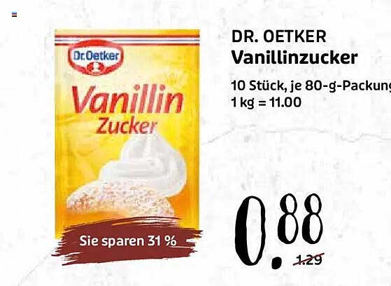 DR. OETKER Vanillin Zucker