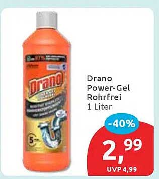 Drano Power-Gel Rohrfrei 1 Liter