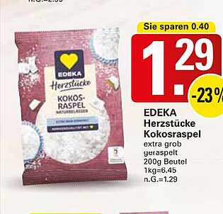 EDEKA Herzstücke Kokosraspel 200g