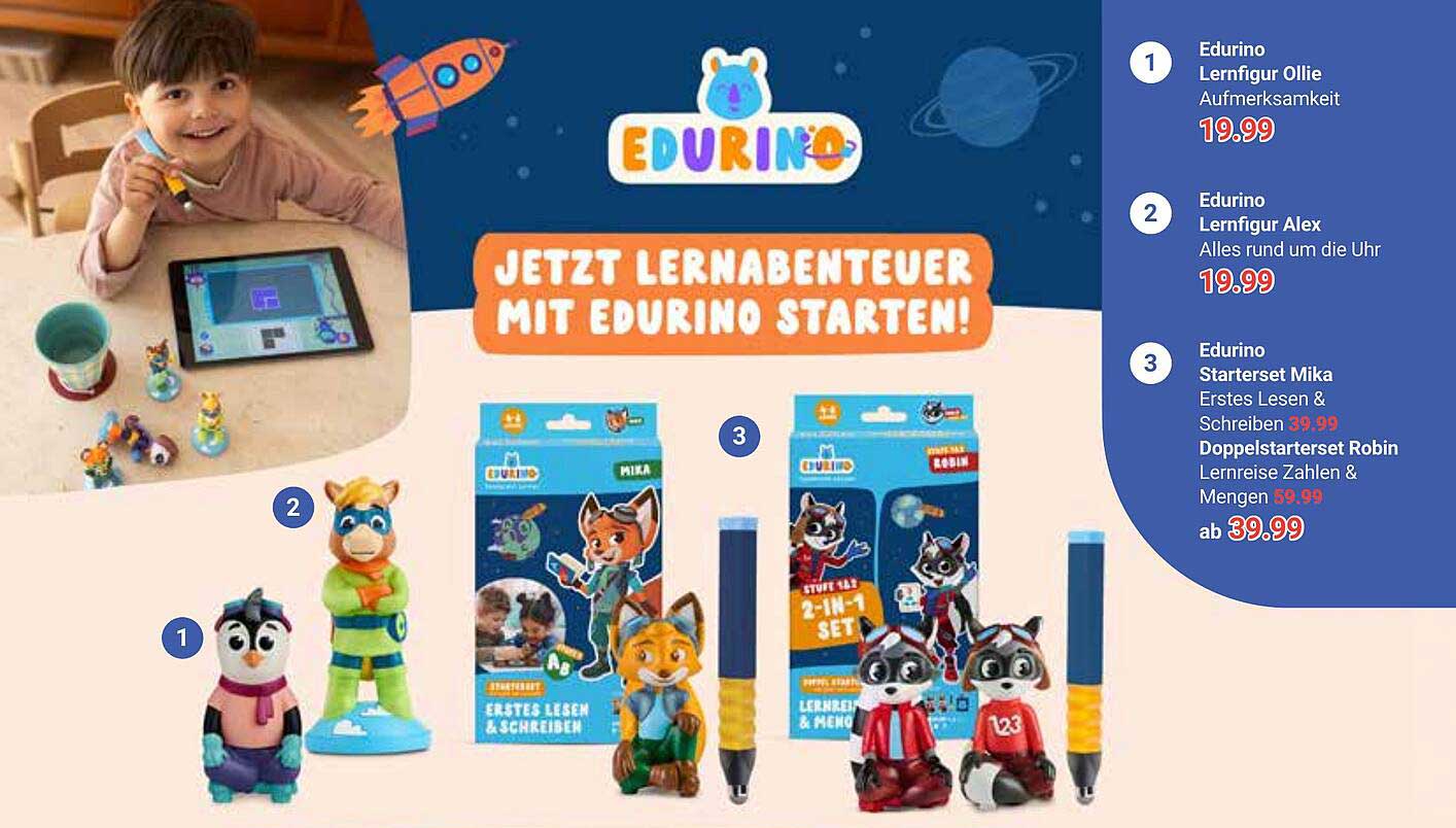 EduRino Starterset Mika - Erstes Lesen & Schreiben