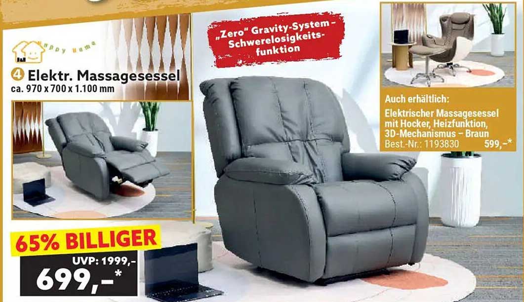 Elektr. Massagesessel