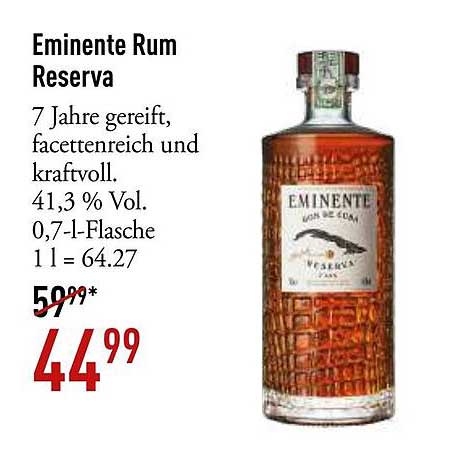 Eminente Rum Reserva