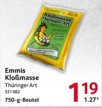 Emmis Kloßmasse Thüringer Art 750-g-Beutel