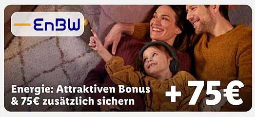 Energie: Attraktiven Bonus & 75€ zusätzlich sichern