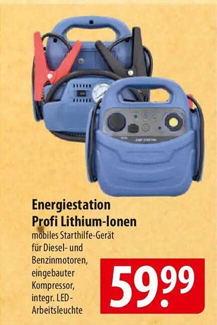 Energiestation Profi Lithium-Ionen