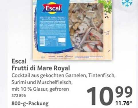 Escal Frutti di Mare Royal - Cocktail aus Meeresfrüchten