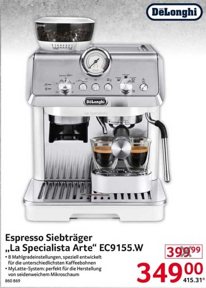 Espresso Siebträger „La Specialista Arte“ EC9155.W