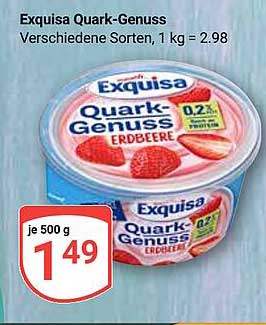 Exquisa Quark-Genuss Erdbeere 500 g