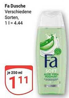 Fa Dusche Verschiedene Sorten, 250 ml
