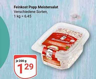 Feinkost Popp Meistersalat - Verschiedene Sorten, 200 g