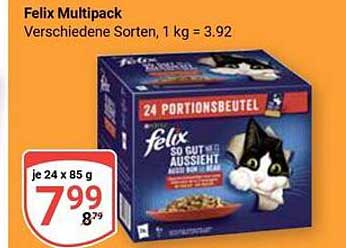 Felix Multipack 24 Portionsbeutel, 1 kg = 3,92