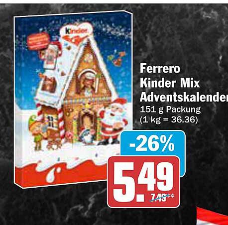 Ferrero Kinder Mix Adventskalender