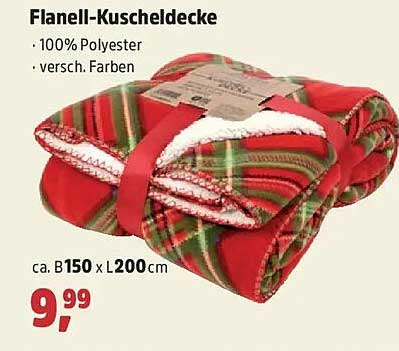 Flanell-Kuscheldecke