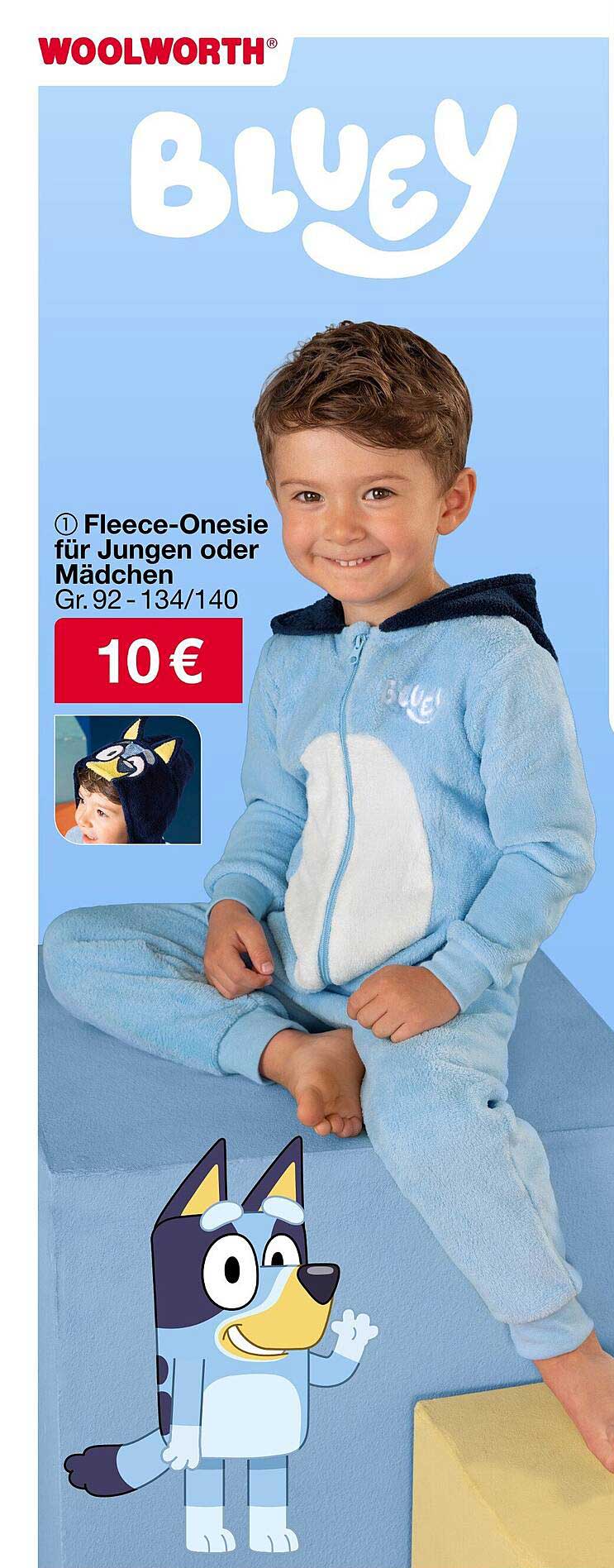 Fleece-Onesie für Jungen oder Mädchen