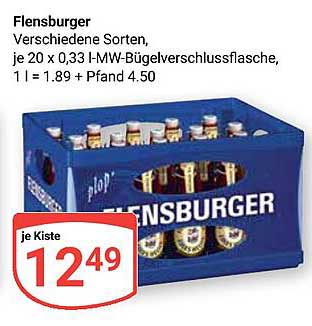 Flensburger Bierkasten - Verschiedene Sorten zum Sparpreis