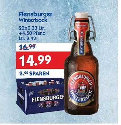 Flensburger Winterbock 20x0.33 Ltr.