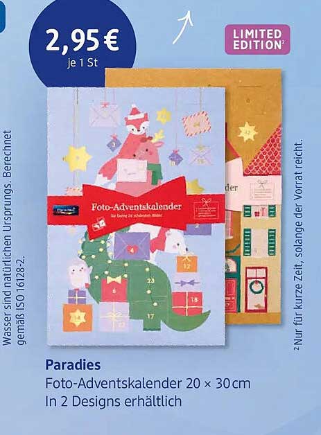 Foto-Adventskalender von Paradies - Limited Edition