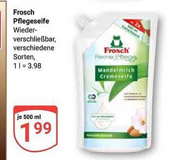 Frosch Pflegeseife Mandelmilch 500 ml
