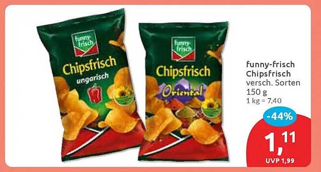 Funny-frisch Chipsfrisch verschiedene Sorten 150 g