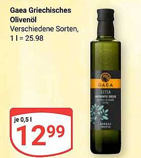 Gaea Griechisches Olivenöl - Verschiedene Sorten, 0,5 l für nur 12,99 €