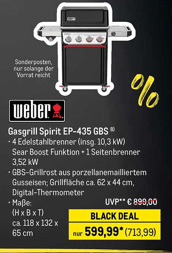 Gasgrill Spirit EP-435 GBS