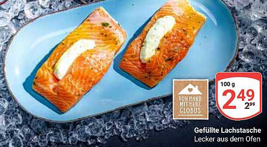 Gefüllte Lachstasche - Lecker aus dem Ofen