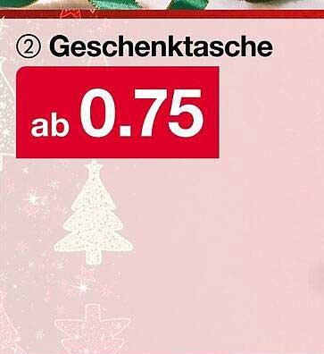 Geschenk tasche ab 0,75