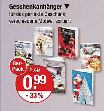 Geschenkanhänger - 8er-Pack für das perfekte Geschenk