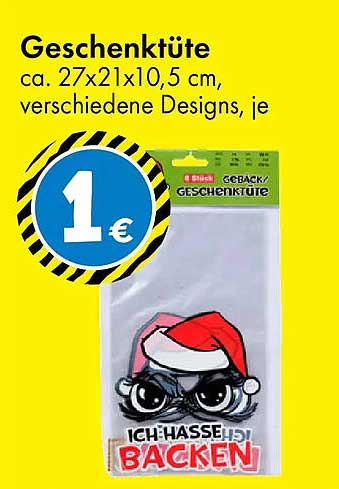 Geschenkertüte mit witzigem Design