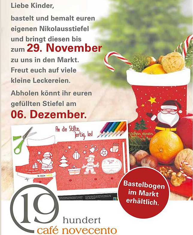 Gestalte deinen eigenen Nikolausstiefel!