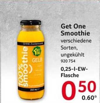 Get One Smoothie verschiedene Sorten, ungekühlt