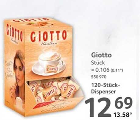 Giotto Hafergebäck 120-Stück-Dispenser