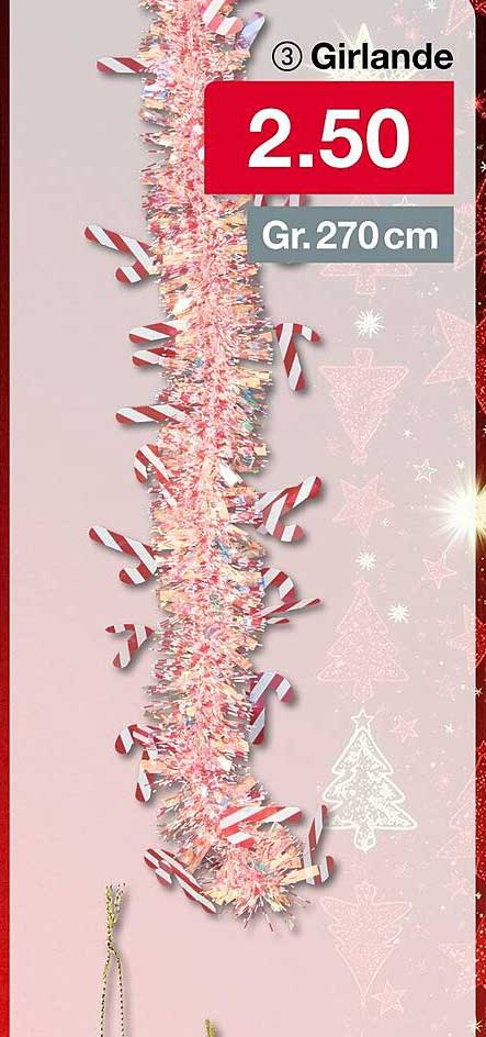 Girlande 270 cm - Festliche Dekoration für jeden Anlass