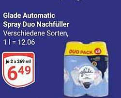 Glade Automatic Spray Duo Nachfüller verschiedene Sorten