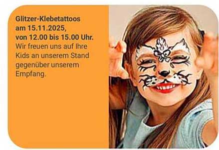 Glitzer-Klebtattoos am 15.11.2025