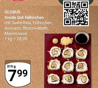 Globus Inside Out Hähnchen