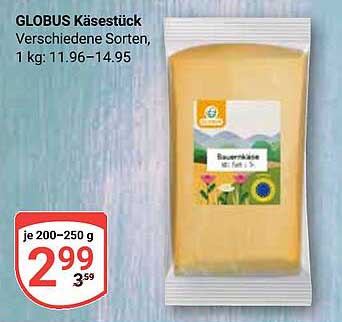 GLOBUS Käse Stück - Bäuerlicher Geschmack in verschiedenen Sorten